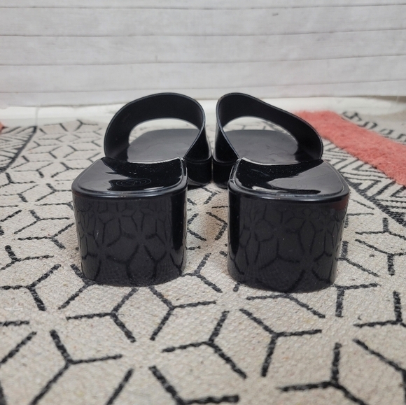 Urban Outfitters  UO Gina Platform Slide Sandals in Black, sz 10 - Picture 5 of 13